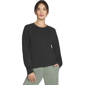 (S, Black) Skechers Womens/Ladies Skechluxe Elevate Crew Neck Sweatshirt (S, Black) Skechers Womens/Ladies Skechluxe Elevate Crew Neck Sweatshirt