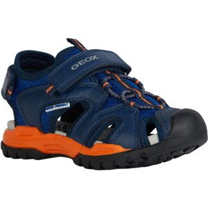(2.5 UK Child, Royal Blue/Orange) Geox Boys Borealis Sandals (2.5 UK Child, Royal Blue/Orange) Geox Boys Borealis Sandals