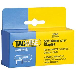 Tacwise 53 Light-duty Staples (type Jt21 A) Tacwise 53 Light-duty Staples (type Jt21 A)