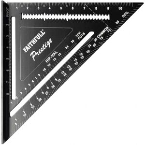 Faithfull Prestige Quick Square Black Aluminium Faithfull Prestige Quick Square Black Aluminium