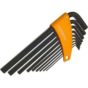 Faithfull Metric Long Arm Hex Key Set, 9 Piece Faithfull Metric Long Arm Hex Key Set, 9 Piece