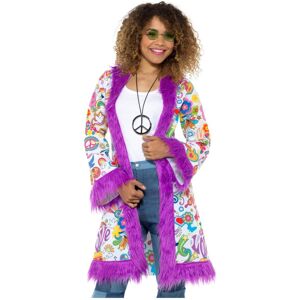 (M, Multicoloured) Smiffys Womens/Ladies 60s Groovy Hippie Coat (M, Multicoloured) Smiffys Womens/Ladies 60s Groovy Hippie Coat
