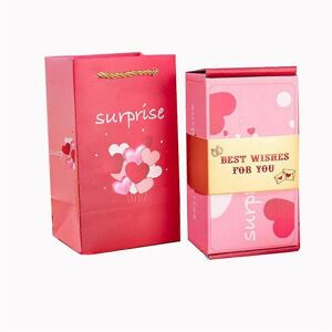Unbranded (12 bounce boxes with gift box, pink best wishes for u) Surprise Gift Box - Crea Unbranded (12 bounce boxes with gift box, pink best wishes for u) Surprise Gift Box - Crea