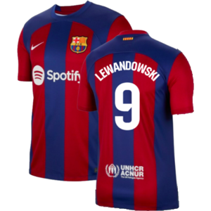 Nike (XS) 2023-2024 Barcelona Home Shirt (Lewandowski 9) Nike (XS) 2023-2024 Barcelona Home Shirt (Lewandowski 9)