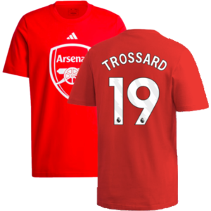 adidas (L) 2024-2025 Arsenal DNA Graphic Tee (Red) (Trossard 19) adidas (L) 2024-2025 Arsenal DNA Graphic Tee (Red) (Trossard 19)