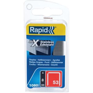 Rapid 53 Series Stainless Steel Fine Wire Staples Rapid 53 Series Stainless Steel Fine Wire Staples