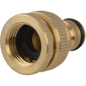 Faithfull Brass Dual Tap Connector 12.5-19mm (1/2 - 3/4in) Faithfull Brass Dual Tap Connector 12.5-19mm (1/2 - 3/4in)