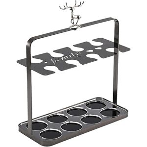 Unbranded (Black) Liqueur Glass Holder, White Wine Cup Rack, Metal Wine Cup Display Stand, Unbranded (Black) Liqueur Glass Holder, White Wine Cup Rack, Metal Wine Cup Display Stand,