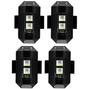 Unbranded 4 Pcs 7 Colors Drone Strobe Light USB LED Anti-Collision Bike Tail Drone Night F Unbranded 4 Pcs 7 Colors Drone Strobe Light USB LED Anti-Collision Bike Tail Drone Night F