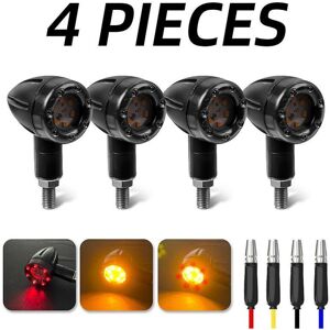 Unbranded (4PCS) 2/4Pcs Motorcycle Bike Turn Signal Lights Indicators Mini Bullet Led Ambe Unbranded (4PCS) 2/4Pcs Motorcycle Bike Turn Signal Lights Indicators Mini Bullet Led Ambe