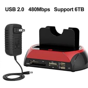 Unbranded (US Plug USB 2.0) 10 IN 1 SSD HDD Docking Station IDE SATA USB 3.0 Dual Bay Exte Unbranded (US Plug USB 2.0) 10 IN 1 SSD HDD Docking Station IDE SATA USB 3.0 Dual Bay Exte