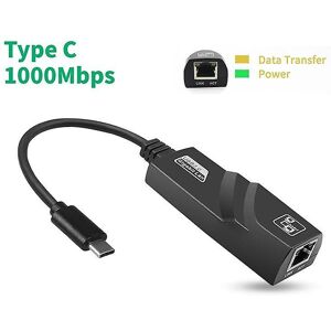 Unbranded (Type C) 10/100/1000Mbps USB 3.0 Type C To Rj45 Lan Ethernet Adapter RTL8153 Wir Unbranded (Type C) 10/100/1000Mbps USB 3.0 Type C To Rj45 Lan Ethernet Adapter RTL8153 Wir