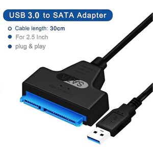 Unbranded (USB3.0 to SATA Cable) USB Rapid 2.0 To SATA 22Pin Cable Converter Hard Disk Dri Unbranded (USB3.0 to SATA Cable) USB Rapid 2.0 To SATA 22Pin Cable Converter Hard Disk Dri