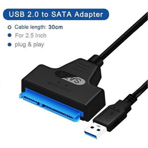 Unbranded (USB2.0 to SATA Cable) USB Rapid 2.0 To SATA 22Pin Cable Converter Hard Disk Dri Unbranded (USB2.0 to SATA Cable) USB Rapid 2.0 To SATA 22Pin Cable Converter Hard Disk Dri