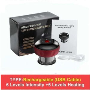 Unbranded (6 Level, red) Recharge Electric Vacuum Cupping Therapy Set Skin Scraping Massag Unbranded (6 Level, red) Recharge Electric Vacuum Cupping Therapy Set Skin Scraping Massag