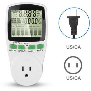 Unbranded (US Version) Electricity Consumption Measuring Socket Power Meter Energy Meter V Unbranded (US Version) Electricity Consumption Measuring Socket Power Meter Energy Meter V