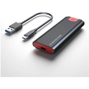 Unbranded (black) M2 NVMe SATA SSD Case 10Gbps SSD Box M.2 NVME NGFF SSD to USB 3.1 Enclos Unbranded (black) M2 NVMe SATA SSD Case 10Gbps SSD Box M.2 NVME NGFF SSD to USB 3.1 Enclos