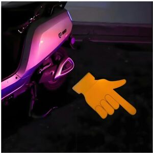 Unbranded 1Pair Finger Shape Motorcycle Projection LED Turn Signal Lamp Light Universal Mo Unbranded 1Pair Finger Shape Motorcycle Projection LED Turn Signal Lamp Light Universal Mo