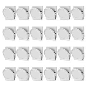 neznačkové Magnetic Clips, 24 Pcs Fridge Magnet Whiteboard Magnets,White neznačkové Magnetic Clips, 24 Pcs Fridge Magnet Whiteboard Magnets,White