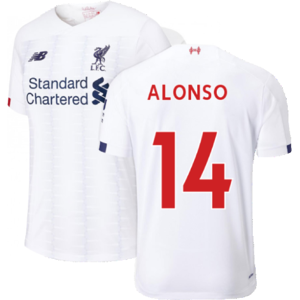Balance (L) 2019-2020 Liverpool Away Football Shirt (Alonso 14) Balance (L) 2019-2020 Liverpool Away Football Shirt (Alonso 14)
