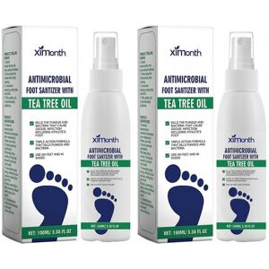 Unbranded (2pcs) Foot Sanitizer Spray with Tea Tree Oil, Tea Tree Oil Feet Spray, Clear Fo Unbranded (2pcs) Foot Sanitizer Spray with Tea Tree Oil, Tea Tree Oil Feet Spray, Clear Fo