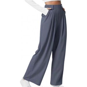 Unbranded (S, Dark Grey) Simple Wide Leg Pants with Pockets Versatile Soft Leisure Sweatpa Unbranded (S, Dark Grey) Simple Wide Leg Pants with Pockets Versatile Soft Leisure Sweatpa