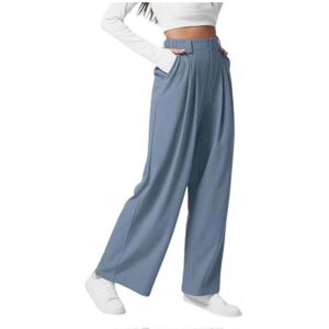 Unbranded (XXL, Blue) Simple Wide Leg Pants with Pockets Versatile Soft Leisure Sweatpants Unbranded (XXL, Blue) Simple Wide Leg Pants with Pockets Versatile Soft Leisure Sweatpants