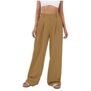Unbranded (XXL, Yellow) Simple Wide Leg Pants with Pockets Versatile Soft Leisure Sweatpan Unbranded (XXL, Yellow) Simple Wide Leg Pants with Pockets Versatile Soft Leisure Sweatpan
