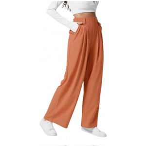 Unbranded (XXL, Orange) Simple Wide Leg Pants with Pockets Versatile Soft Leisure Sweatpan Unbranded (XXL, Orange) Simple Wide Leg Pants with Pockets Versatile Soft Leisure Sweatpan