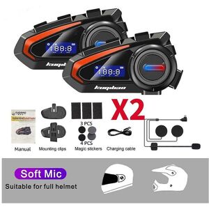 Unbranded (2 PCS) 1/2Pcs Motorcycle Helmet Headset Stereo Bluetooth Hands Free Call IPX7 W Unbranded (2 PCS) 1/2Pcs Motorcycle Helmet Headset Stereo Bluetooth Hands Free Call IPX7 W