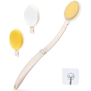 Unbranded Long Handle Shower Sponge Brush for Men and Women Unbranded Long Handle Shower Sponge Brush for Men and Women