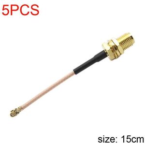 Unbranded (15cm) 5pcs 5/15/20cm RG178 Extension Cable Straight SMA Jack Female Pin to uFL/ Unbranded (15cm) 5pcs 5/15/20cm RG178 Extension Cable Straight SMA Jack Female Pin to uFL/