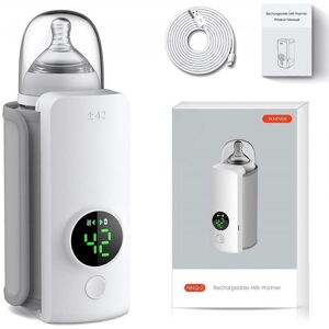 Unbranded Portable Electric Bottle Warmer for Milk & Breastmilk, 6000mAh Cordless Travel W Unbranded Portable Electric Bottle Warmer for Milk & Breastmilk, 6000mAh Cordless Travel W