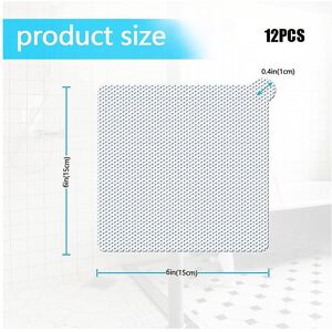 Unbranded (Square) Waterproof Floor Drain Sticker Removable Shower Drain Hair Catcher Mesh Unbranded (Square) Waterproof Floor Drain Sticker Removable Shower Drain Hair Catcher Mesh