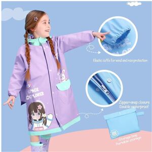 Unbranded (L, Purple rabbit) 2024 Rainy Season Children's Raincoats For Girls And Primary Unbranded (L, Purple rabbit) 2024 Rainy Season Children's Raincoats For Girls And Primary