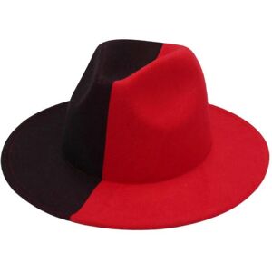 Unbranded (Black Red) Cowgirl Cowboy Hats Jazz Hat for Women Christmas Cowboy Hat Church H Unbranded (Black Red) Cowgirl Cowboy Hats Jazz Hat for Women Christmas Cowboy Hat Church H