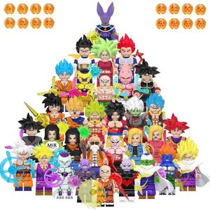 Bonxaif (32PCS Anime Dragon Ball) 34PCS Anime Dragon Ball Collect Children's Toys MiniFi Bonxaif (32PCS Anime Dragon Ball) 34PCS Anime Dragon Ball Collect Children's Toys MiniFi