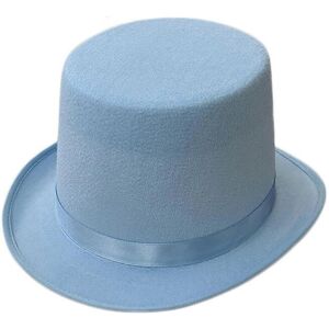 Unbranded (Sky blue childre) Solid Color Derby Hat Carnivals Magician Hat Gentleman Hat Pa Unbranded (Sky blue childre) Solid Color Derby Hat Carnivals Magician Hat Gentleman Hat Pa