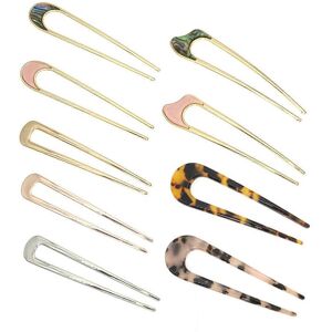 Unbranded (Set 7) Unique Shape Hair Pins Large French Metal Hair Fork For Women Fashionabl Unbranded (Set 7) Unique Shape Hair Pins Large French Metal Hair Fork For Women Fashionabl