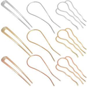 Unbranded (Set 3) Unique Shape Hair Pins Large French Metal Hair Fork For Women Fashionabl Unbranded (Set 3) Unique Shape Hair Pins Large French Metal Hair Fork For Women Fashionabl