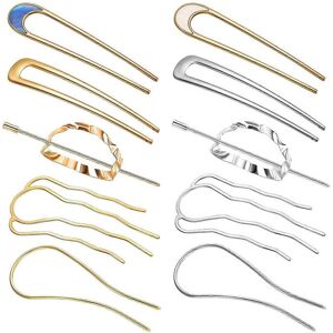 Unbranded (Set 5) Unique Shape Hair Pins Large French Metal Hair Fork For Women Fashionabl Unbranded (Set 5) Unique Shape Hair Pins Large French Metal Hair Fork For Women Fashionabl
