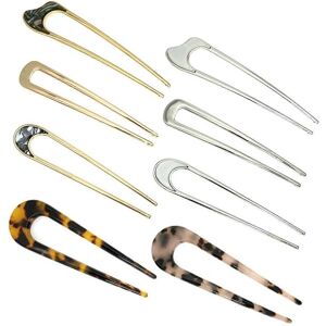 Unbranded (Set 6) Unique Shape Hair Pins Large French Metal Hair Fork For Women Fashionabl Unbranded (Set 6) Unique Shape Hair Pins Large French Metal Hair Fork For Women Fashionabl