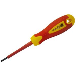 Faithfull Slotted Soft Grip Vde Screwdrivers Faithfull Slotted Soft Grip Vde Screwdrivers