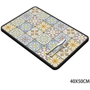 Unbranded (40x50cm, Purple) Vintage Dish Draining Mat for Kitchen Washable Heat Insulation Unbranded (40x50cm, Purple) Vintage Dish Draining Mat for Kitchen Washable Heat Insulation