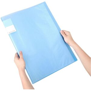 Unbranded (A3 20 pages, Transparent blue) A2 A 3 4K Display Book Folder with Sleeves Prese Unbranded (A3 20 pages, Transparent blue) A2 A 3 4K Display Book Folder with Sleeves Prese