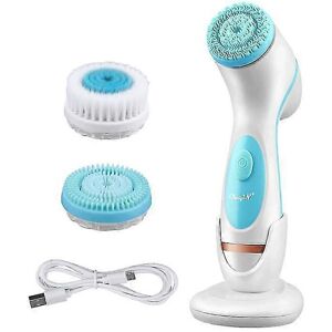 Unbranded Facial Massager 3 In 1 Electric Facial Cleansing Brush Silicone Rotating Face Br Unbranded Facial Massager 3 In 1 Electric Facial Cleansing Brush Silicone Rotating Face Br