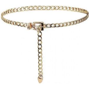 Unbranded (105cm) Chain Belt for Women Girls,Adjustable Gold Metal Waist Chain Chunky Chai Unbranded (105cm) Chain Belt for Women Girls,Adjustable Gold Metal Waist Chain Chunky Chai