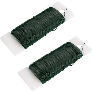 Unbranded 2 Rolls of Green Wire for Florists - Flexible Wire for DIY, Christmas Decoration Unbranded 2 Rolls of Green Wire for Florists - Flexible Wire for DIY, Christmas Decoration
