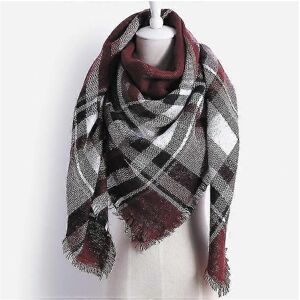 Unbranded Women's Autumn Winter Scarf Imitation Cashmere Chequered Blanket Scar Unbranded Women's Autumn Winter Scarf Imitation Cashmere Chequered Blanket Scar