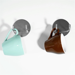 Jojomino 2pc Coffee Portafilter Holder Wall Mount,Self Adhesive Espresso Rack for 51/53/5 Jojomino 2pc Coffee Portafilter Holder Wall Mount,Self Adhesive Espresso Rack for 51/53/5